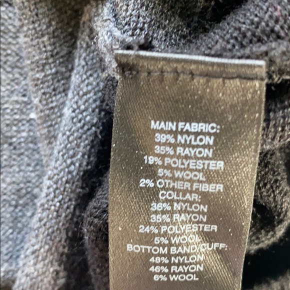 WHBM Striped Turtleneck Sweater - Picture 5 of 8